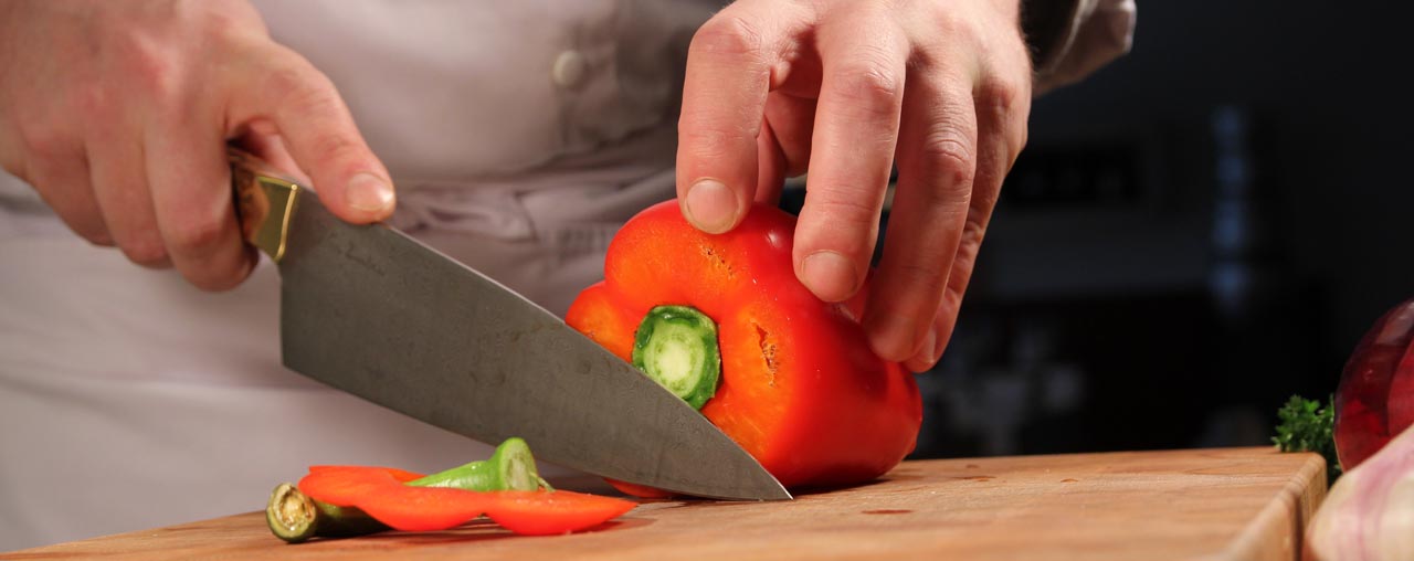 keten openbaar Moet Paprika snijden