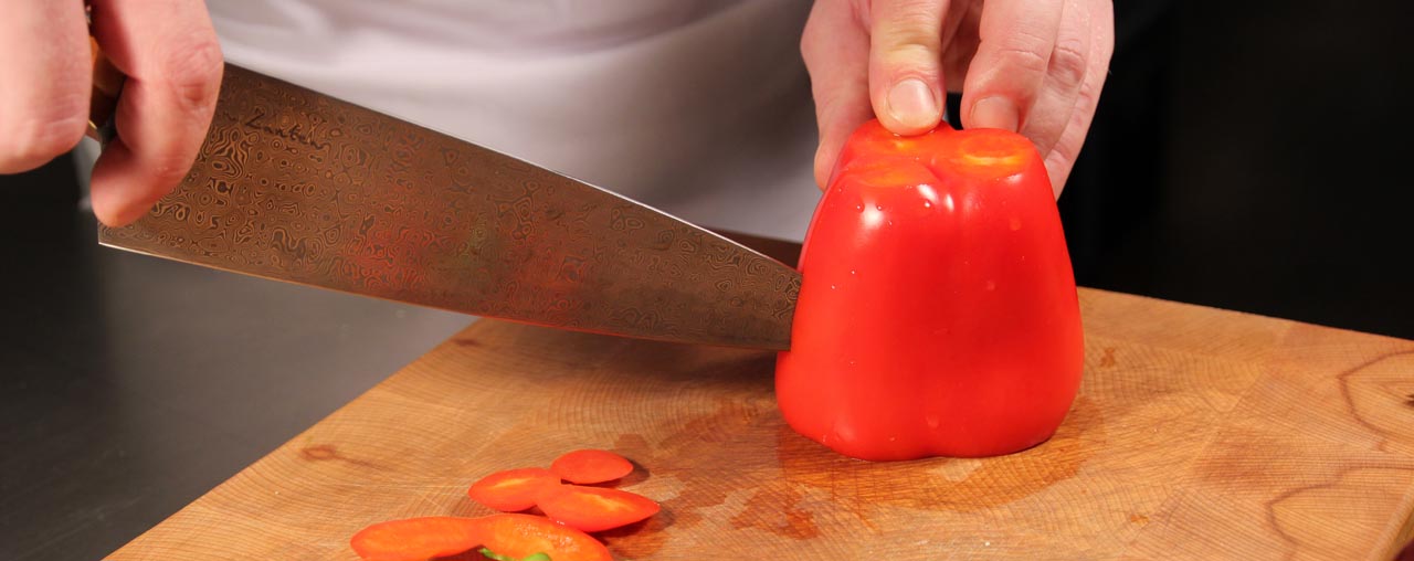 keten openbaar Moet Paprika snijden